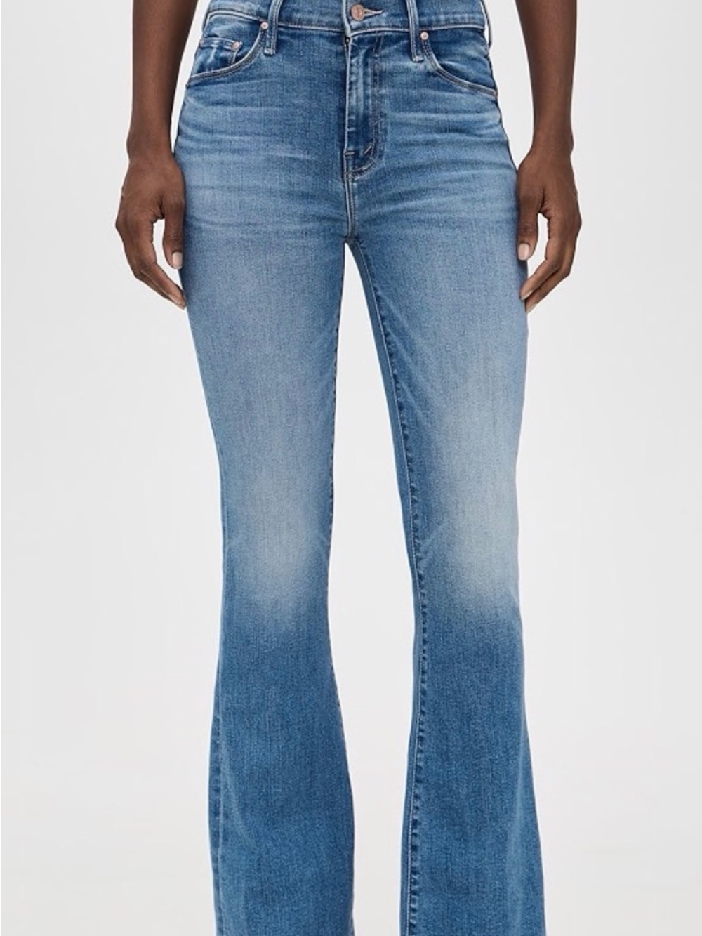 MOTHER Women's Medium Blue Flared Jeans